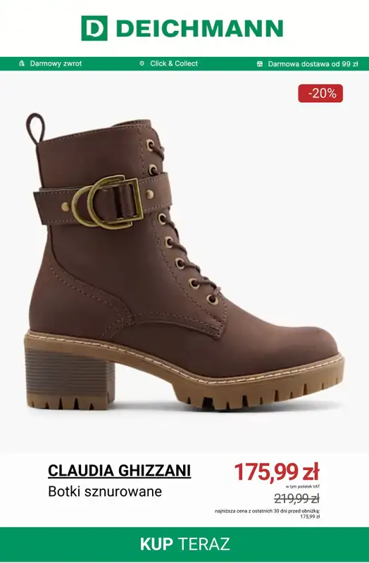 Deichmann - gazetka promocyjna Do -50% na botki i kozaki od soboty 06.12  - strona 2