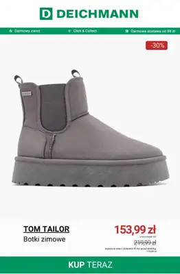 Deichmann - gazetka promocyjna Do -50% na botki i kozaki od soboty 06.12  - strona 11