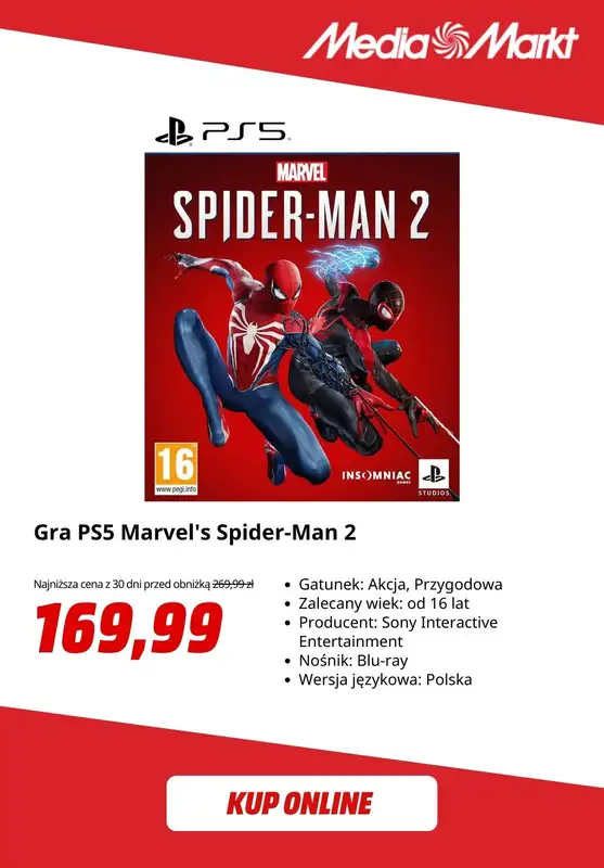Media Markt - gazetka promocyjna Wyprzedaż PS5 - Konsole, Kontrolery, Akcesoria & Gry od piątku 05.12 do wtorku 09.12 - strona 6
