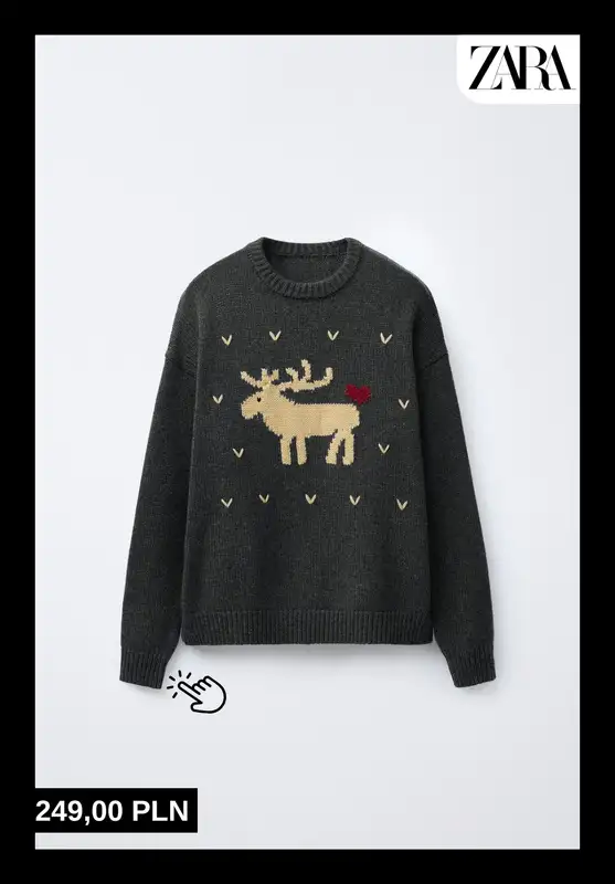 Zara - gazetka promocyjna Świąteczne swetry od niedzieli 07.12  - strona 9