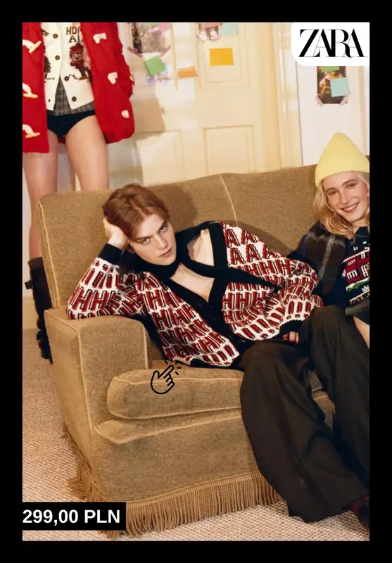Zara - gazetka promocyjna Świąteczne swetry od niedzieli 07.12  - strona 10