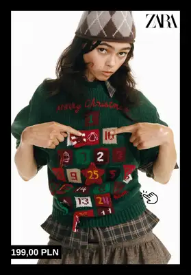 Zara - gazetka promocyjna Świąteczne swetry od niedzieli 07.12  - strona 2
