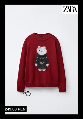 Zara - gazetka promocyjna Świąteczne swetry od niedzieli 07.12  - strona 8