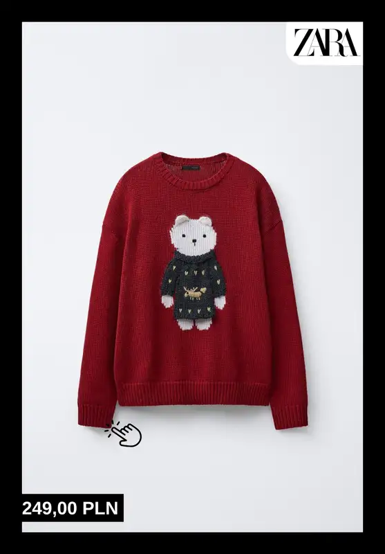 Zara - gazetka promocyjna Świąteczne swetry od niedzieli 07.12  - strona 8