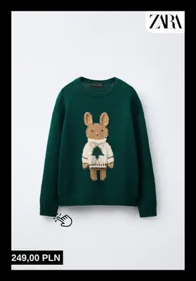 Zara - gazetka promocyjna Świąteczne swetry od niedzieli 07.12  - strona 7