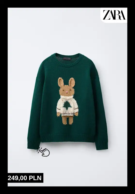 Zara - gazetka promocyjna Świąteczne swetry od niedzieli 07.12  - strona 7