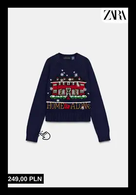 Zara - gazetka promocyjna Świąteczne swetry od niedzieli 07.12  - strona 6