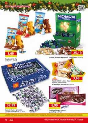 Społem - Blisko i Korzystnie - gazetka promocyjna Gazetka PSS Gniezno od poniedziałku 08.12 do środy 31.12 - strona 12