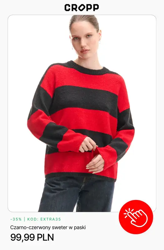 Cropp - gazetka promocyjna Ubrania świąteczne dla niej od piątku 05.12  - strona 9