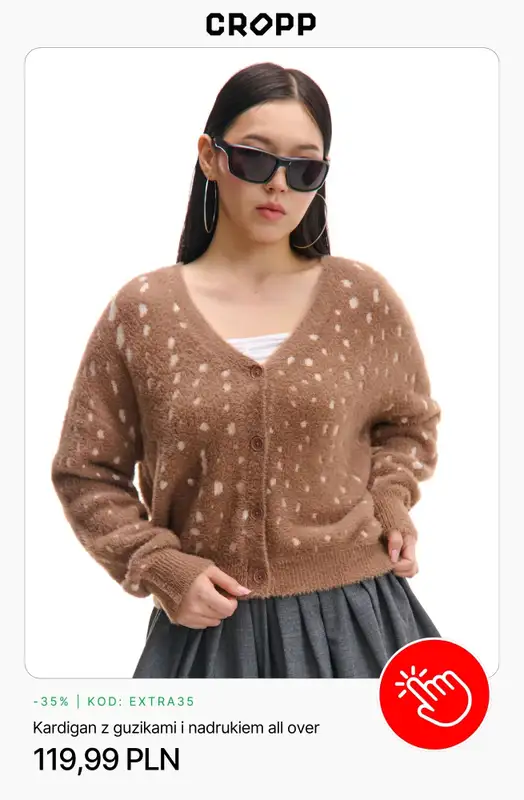 Cropp - gazetka promocyjna Ubrania świąteczne dla niej od piątku 05.12  - strona 7
