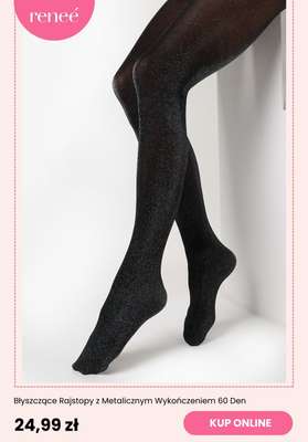 Błyszczące Rajstopy z Metalicznym Wykończeniem 60 Den
