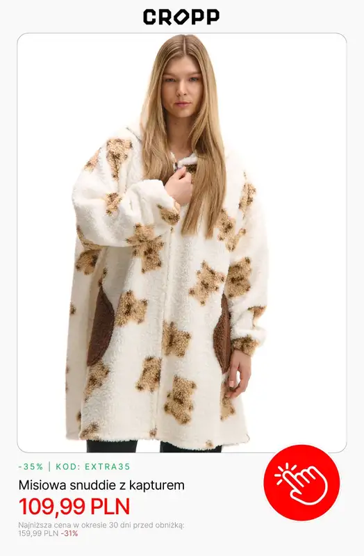 Cropp - gazetka promocyjna Piżamy i kapcie dla niej od soboty 06.12  - strona 6