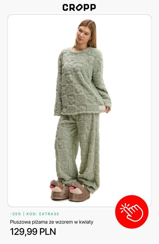 Cropp - gazetka promocyjna Piżamy i kapcie dla niej od soboty 06.12  - strona 9