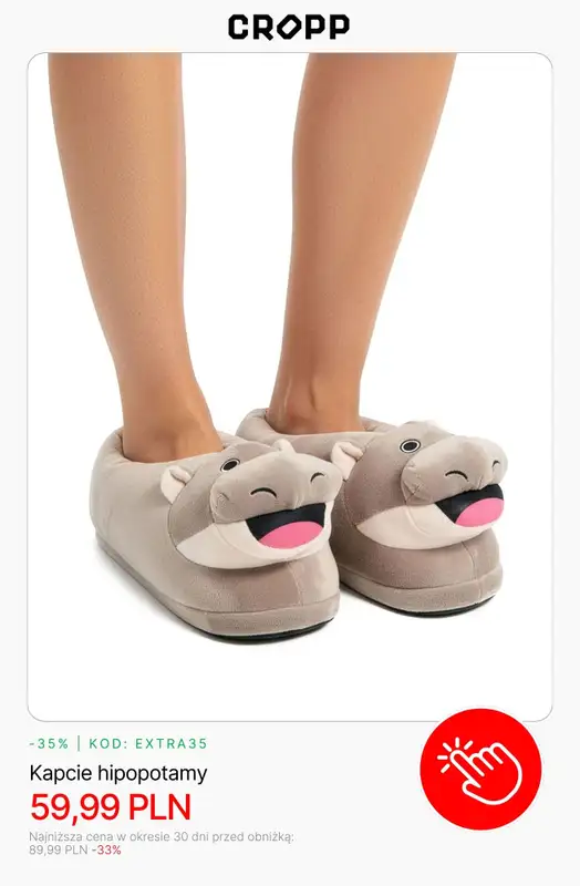 Cropp - gazetka promocyjna Piżamy i kapcie dla niej od soboty 06.12  - strona 8