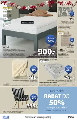 Jysk - gazetka promocyjna Fantastyczne oferty świąteczne. Rabat do 60% od środy 10.12 do niedzieli 28.12 - strona 24