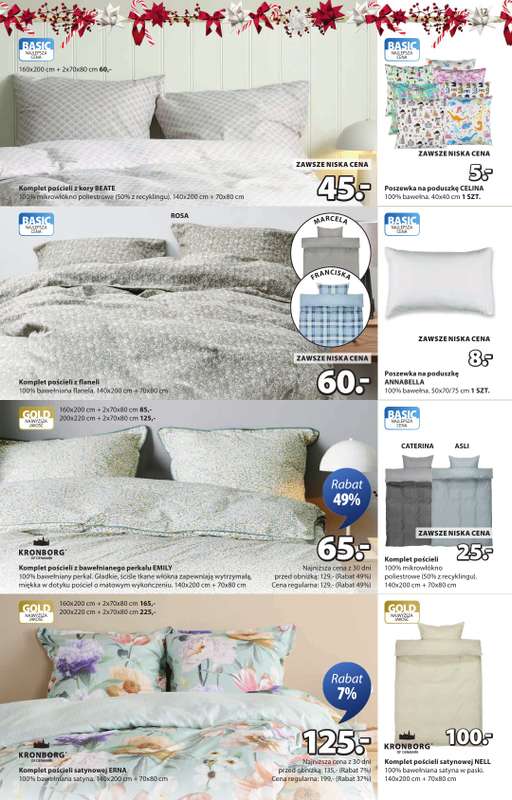 Jysk - gazetka promocyjna Fantastyczne oferty świąteczne. Rabat do 60% od środy 10.12 do niedzieli 28.12 - strona 17