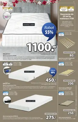 Jysk - gazetka promocyjna Fantastyczne oferty świąteczne. Rabat do 60% od środy 10.12 do niedzieli 28.12 - strona 13