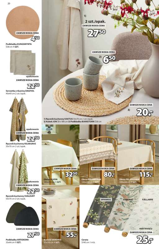Jysk - gazetka promocyjna Fantastyczne oferty świąteczne. Rabat do 60% od środy 10.12 do niedzieli 28.12 - strona 20