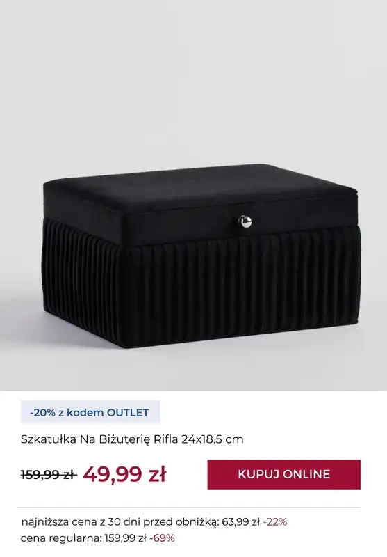 home&you - gazetka promocyjna -20% na wybrane produkty OUTLET od soboty 06.12 do czwartku 11.12 - strona 10