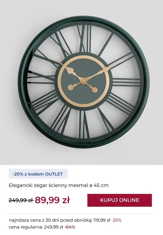 home&you - gazetka promocyjna -20% na wybrane produkty OUTLET od soboty 06.12 do czwartku 11.12 - strona 7