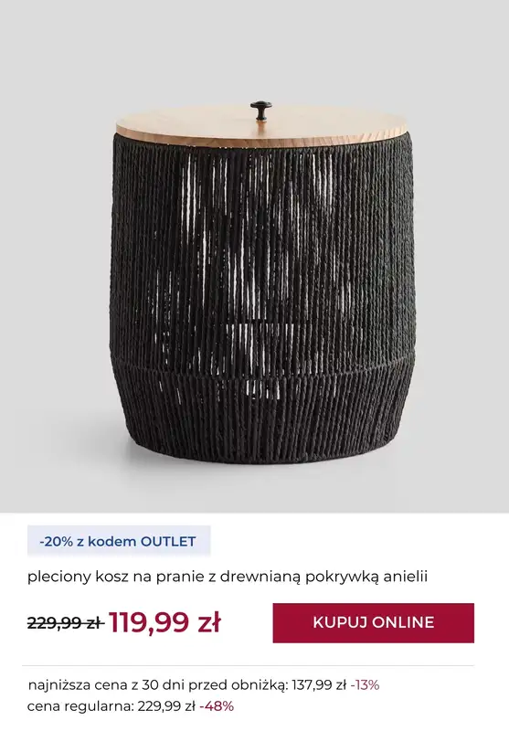 home&you - gazetka promocyjna -20% na wybrane produkty OUTLET od soboty 06.12 do czwartku 11.12 - strona 8