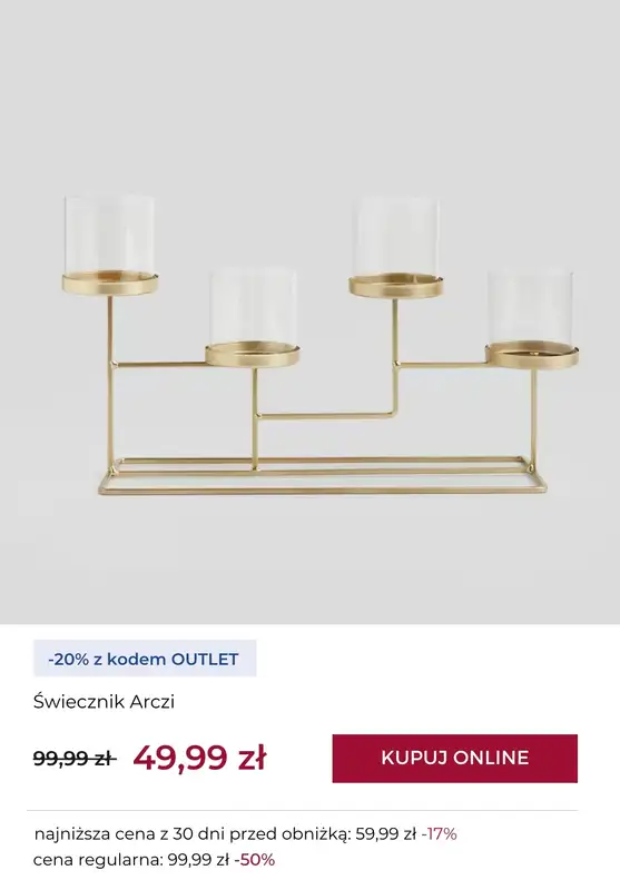 home&you - gazetka promocyjna -20% na wybrane produkty OUTLET   - strona 2