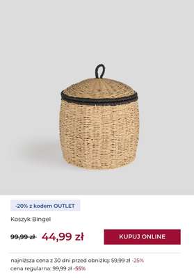 home&you - gazetka promocyjna -20% na wybrane produkty OUTLET od soboty 06.12 do czwartku 11.12 - strona 6