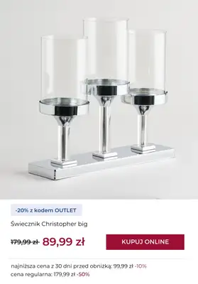 home&you - gazetka promocyjna -20% na wybrane produkty OUTLET od soboty 06.12 do czwartku 11.12 - strona 5