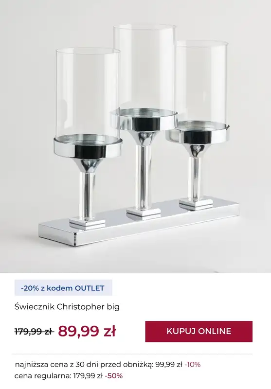 home&you - gazetka promocyjna -20% na wybrane produkty OUTLET od soboty 06.12 do czwartku 11.12 - strona 5