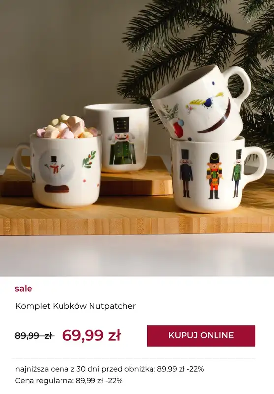 home&you - gazetka promocyjna SALE: świąteczne kubki! od niedzieli 07.12 do niedzieli 14.12 - strona 6