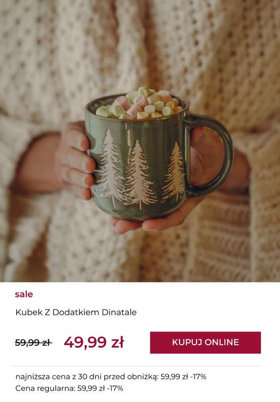 home&you - gazetka promocyjna SALE: świąteczne kubki! od niedzieli 07.12 do niedzieli 14.12 - strona 2