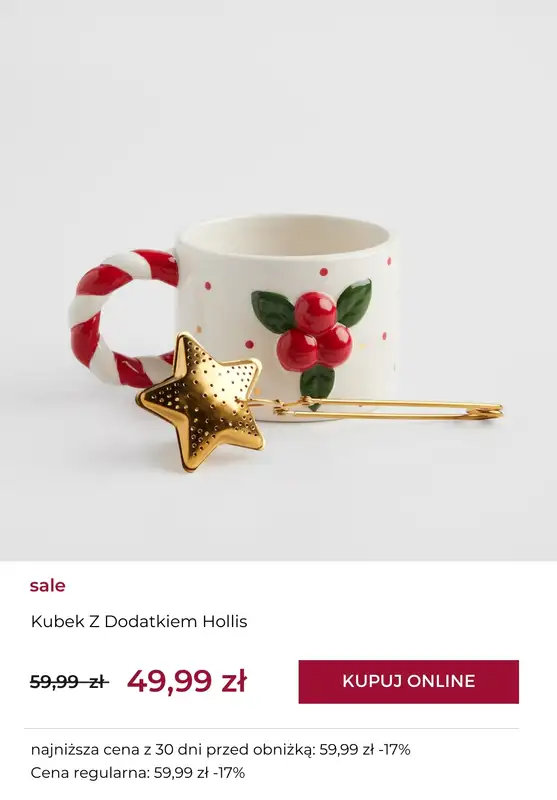 home&you - gazetka promocyjna SALE: świąteczne kubki! od niedzieli 07.12 do niedzieli 14.12 - strona 7