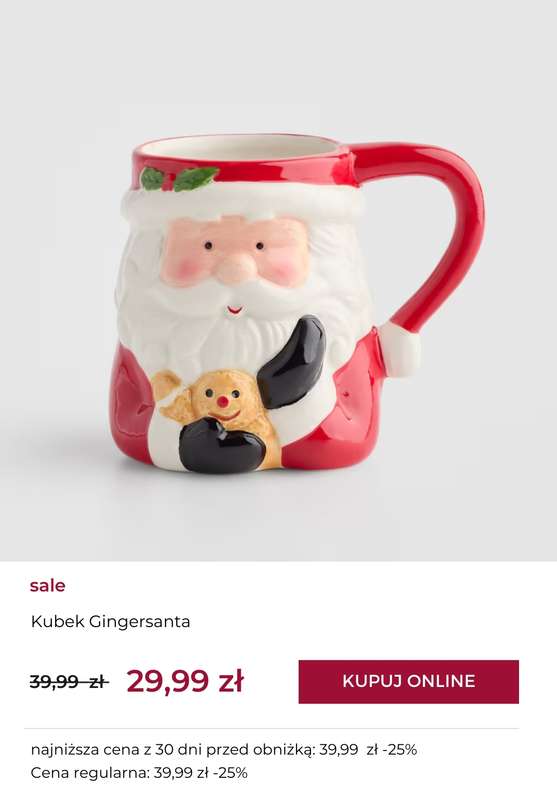 home&you - gazetka promocyjna SALE: świąteczne kubki! od niedzieli 07.12 do niedzieli 14.12 - strona 4