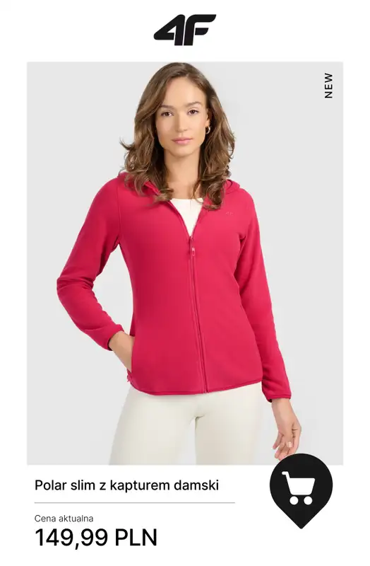 4F - gazetka promocyjna Ciepłe polary damskie od piątku 05.12  - strona 6