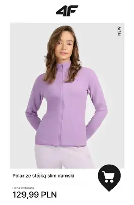 4F - gazetka promocyjna Ciepłe polary damskie od piątku 05.12  - strona 8