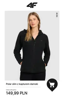 4F - gazetka promocyjna Ciepłe polary damskie od piątku 05.12  - strona 10