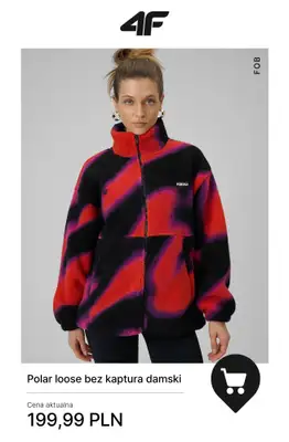 4F - gazetka promocyjna Ciepłe polary damskie od piątku 05.12  - strona 11