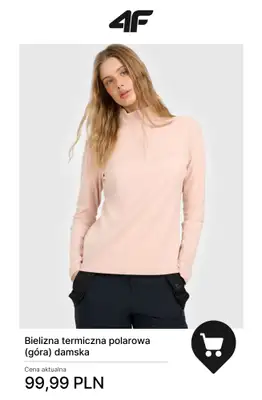 4F - gazetka promocyjna Ciepłe polary damskie od piątku 05.12  - strona 3