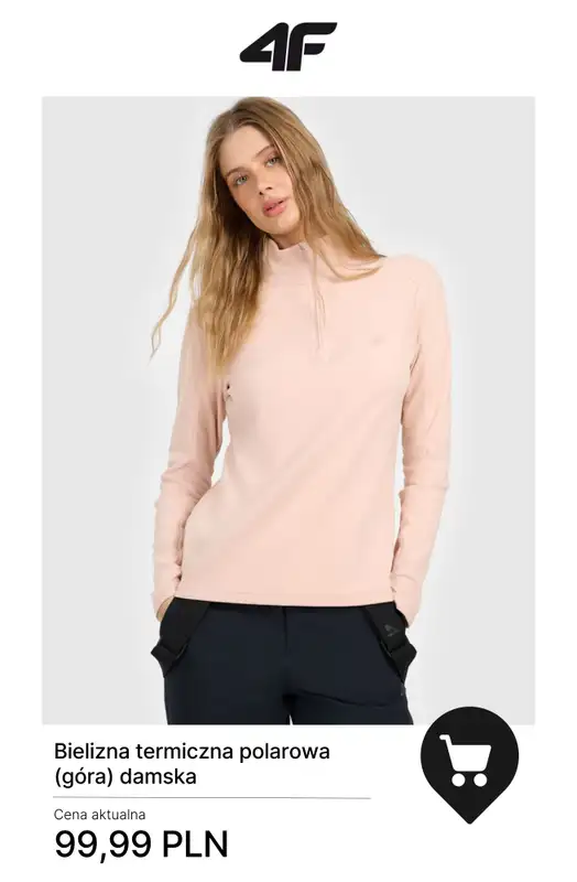 4F - gazetka promocyjna Ciepłe polary damskie od piątku 05.12  - strona 3