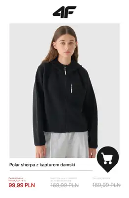 4F - gazetka promocyjna Ciepłe polary damskie od piątku 05.12  - strona 2