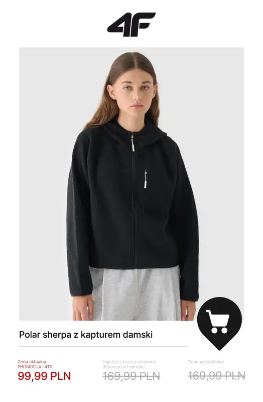 4F - gazetka promocyjna Ciepłe polary damskie od piątku 05.12  - strona 2