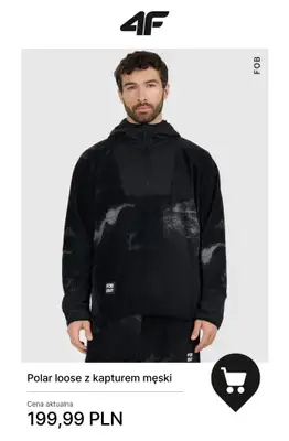 4F - gazetka promocyjna Ciepłe polary męskie od soboty 06.12  - strona 10