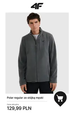 4F - gazetka promocyjna Ciepłe polary męskie od soboty 06.12  - strona 7