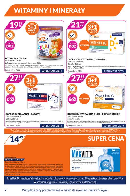 DOZ.PL - gazetka promocyjna Gazetka od niedzieli 07.12 do niedzieli 14.12 - strona 2