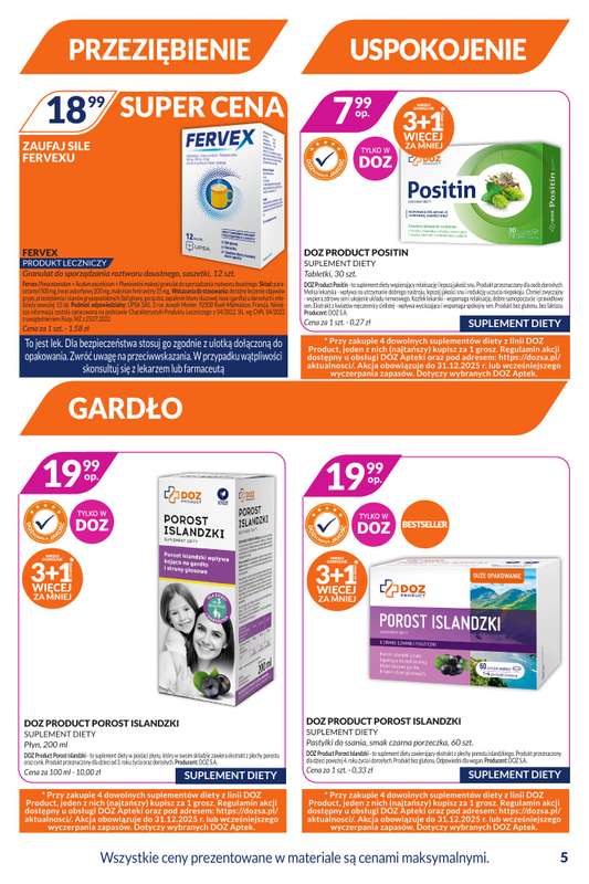 DOZ.PL - gazetka promocyjna Gazetka od niedzieli 07.12 do niedzieli 14.12 - strona 5