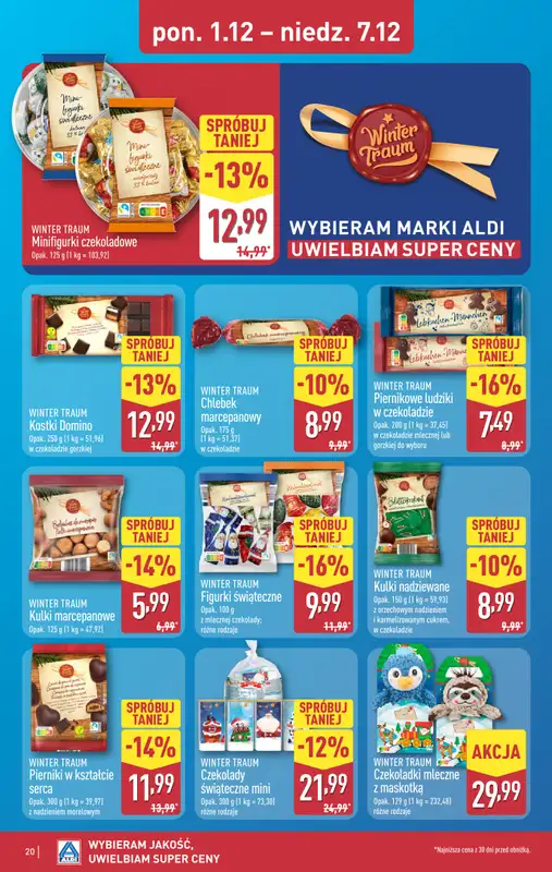 Aldi - gazetka promocyjna Pełny katalog! od poniedziałku 01.12 do niedzieli 07.12 - strona 20