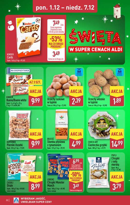 Aldi - gazetka promocyjna Pełny katalog! od poniedziałku 01.12 do niedzieli 07.12 - strona 22