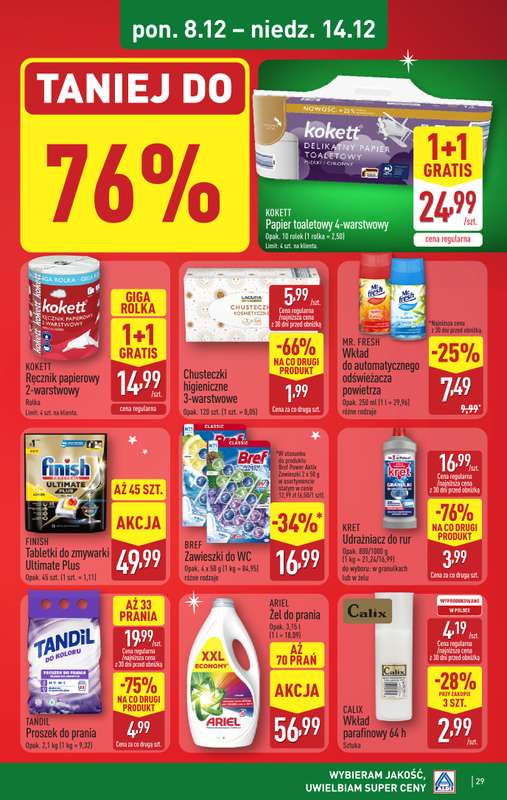 Aldi - gazetka promocyjna Pełny katalog! od poniedziałku 08.12 do niedzieli 14.12 - strona 29