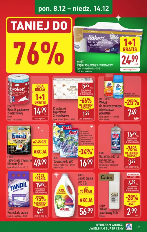 Aldi - gazetka promocyjna Pełny katalog! od poniedziałku 08.12 do niedzieli 14.12 - strona 29