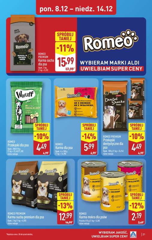 Aldi - gazetka promocyjna Pełny katalog! od poniedziałku 08.12 do niedzieli 14.12 - strona 21
